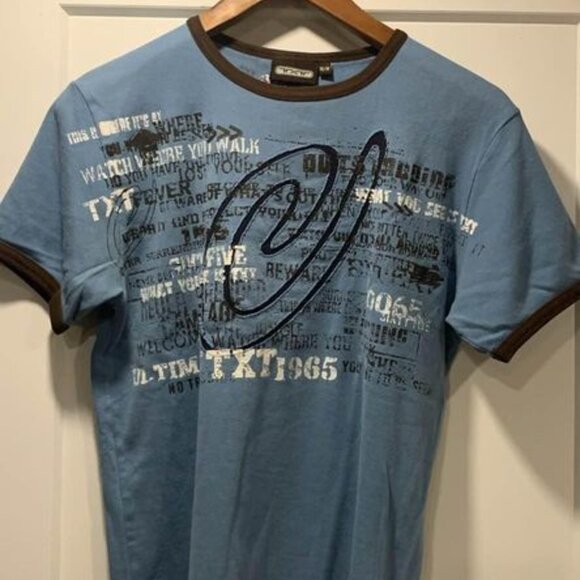 SOLD Blue Y2K T Shirt - Picture 6 of 9